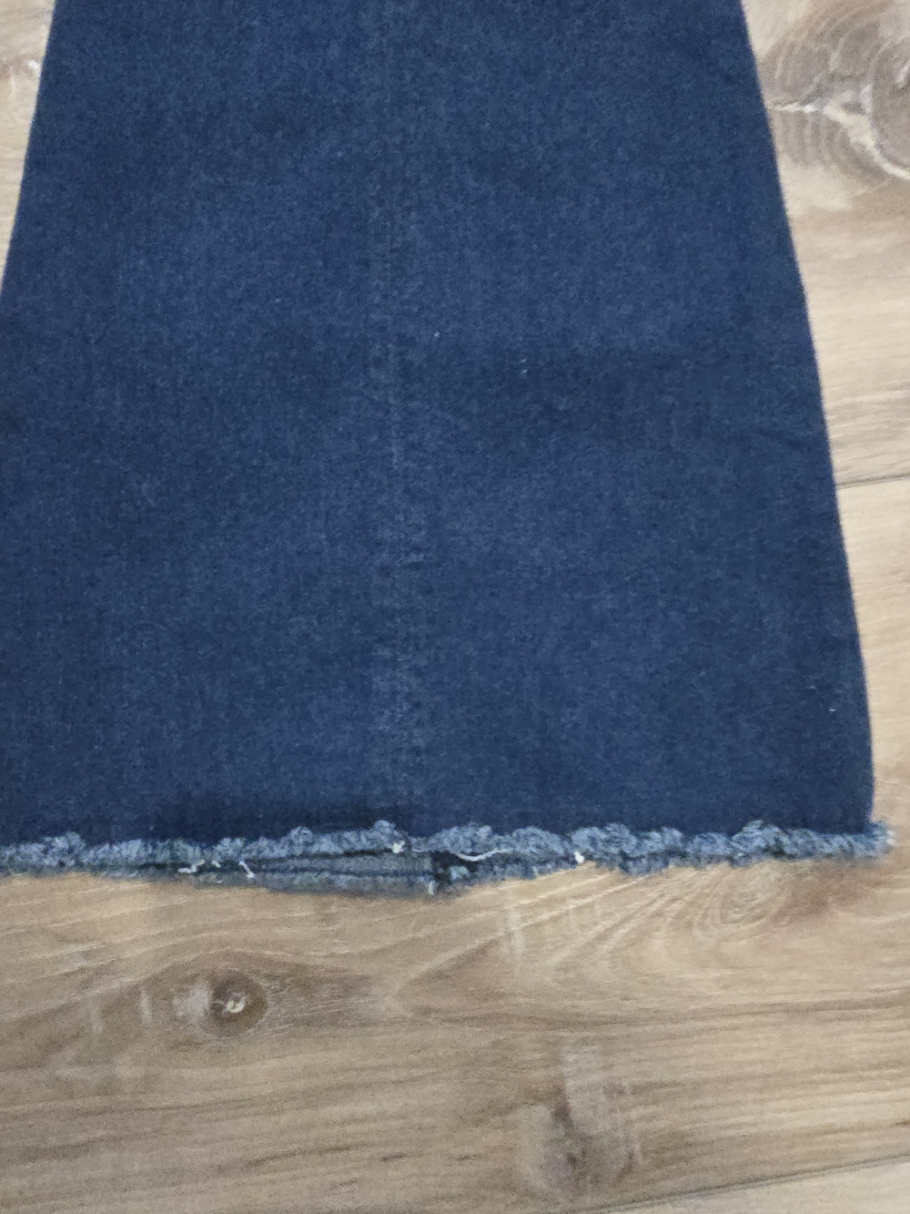 Tinseltown Dark Blue Flare Jeans with Elastic Waist - Picture 3 of 7